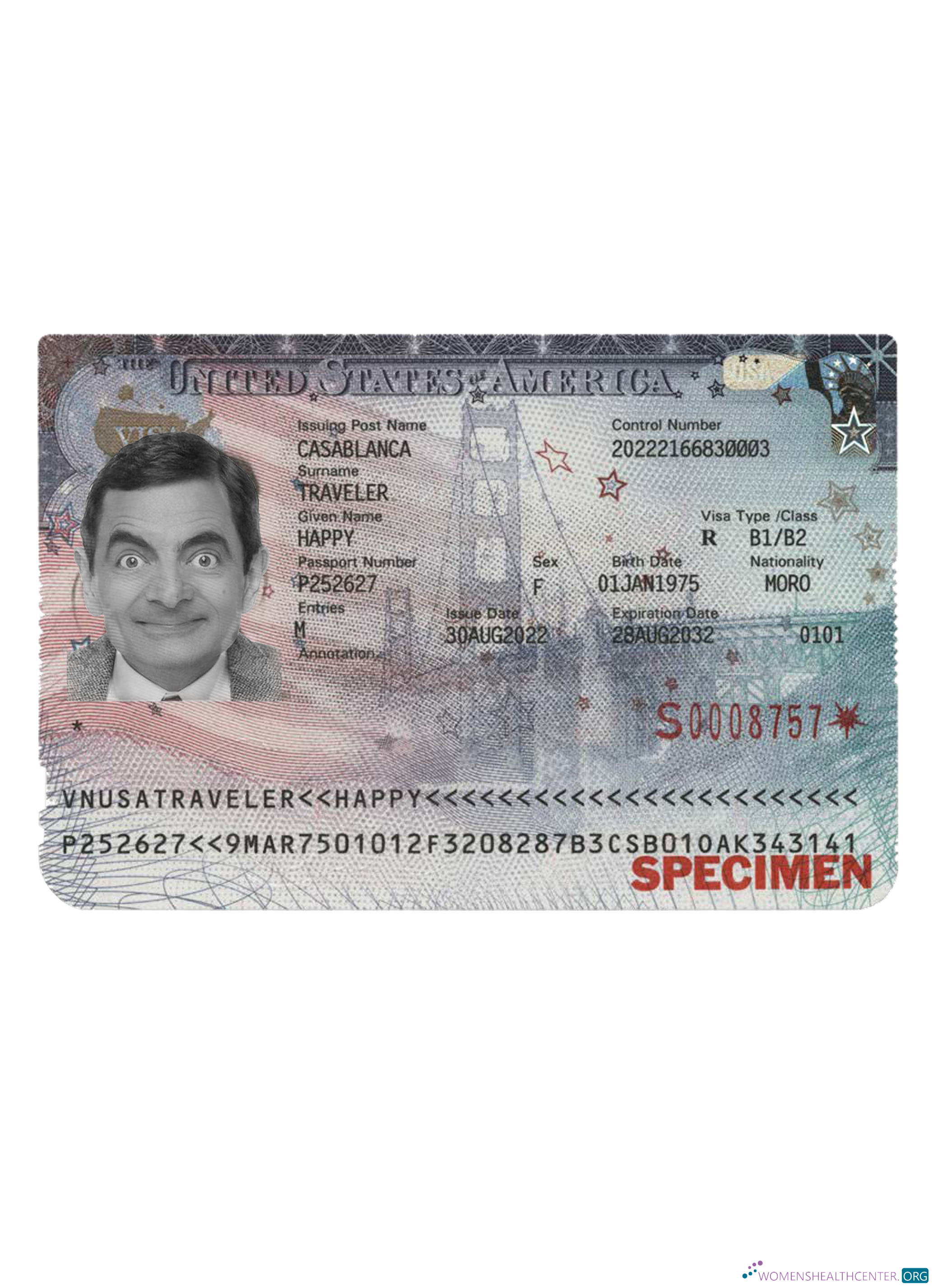 Download USA visa 2022 present Photoshop template